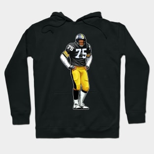 Joe Greene Mean #75 Stand Out Hoodie